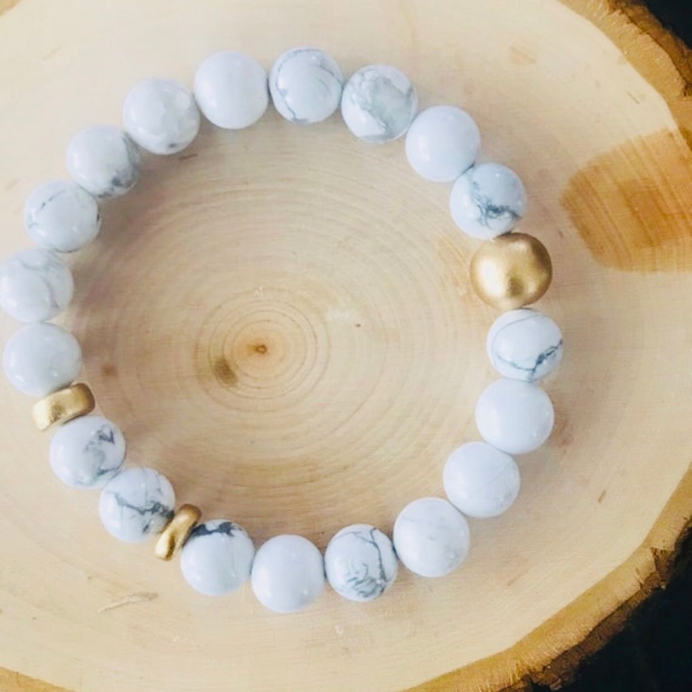 Natural gemstone bracelet